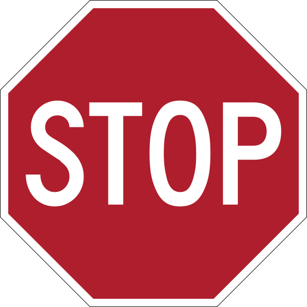 Stop Sign Fair Warning
